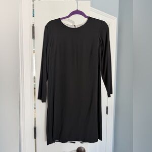 Theory Black Long Sleeve Dress